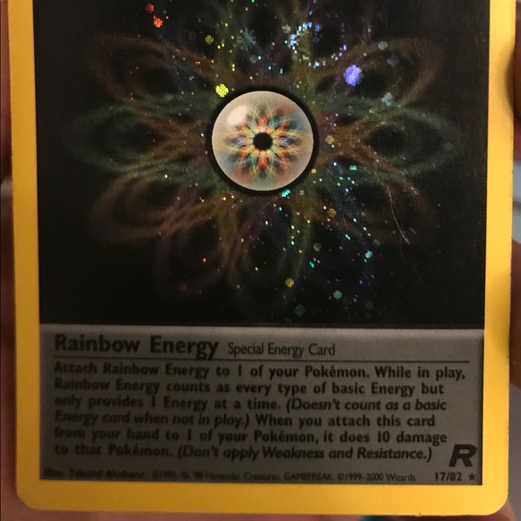 1st edition Rainbow Energy from Team Rocket set - Picture 2 of 4